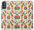 W3883 Fruit Pattern Hard Case and Leather Flip Case For Motorola Moto G62 5G