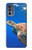 W3898 Sea Turtle Hard Case and Leather Flip Case For Motorola Moto G62 5G