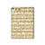 W2504 Vintage Music Sheet Tablet Hard Case For iPad 10.9 (2022)