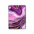 W3896 Purple Marble Gold Streaks Tablet Hard Case For iPad 10.9 (2022)