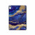 W3906 Navy Blue Purple Marble Tablet Hard Case For iPad 10.9 (2022)