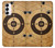 W3894 Paper Gun Shooting Target Hard Case and Leather Flip Case For Samsung Galaxy S23