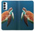 W3899 Sea Turtle Hard Case and Leather Flip Case For Samsung Galaxy S23