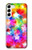 W3292 Colourful Disco Star Hard Case and Leather Flip Case For Samsung Galaxy S23 Plus