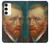 W3335 Vincent Van Gogh Self Portrait Hard Case and Leather Flip Case For Samsung Galaxy S23 Plus