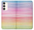 W3507 Colorful Rainbow Pastel Hard Case and Leather Flip Case For Samsung Galaxy S23 Plus