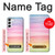 W3507 Colorful Rainbow Pastel Hard Case and Leather Flip Case For Samsung Galaxy S23 Plus