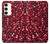 W3757 Pomegranate Hard Case and Leather Flip Case For Samsung Galaxy S23 Plus