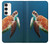 W3899 Sea Turtle Hard Case and Leather Flip Case For Samsung Galaxy S23 Plus