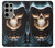 W0225 Skull Grim Reaper Hard Case and Leather Flip Case For Samsung Galaxy S23 Ultra