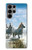 W0250 White Horse Hard Case and Leather Flip Case For Samsung Galaxy S23 Ultra