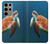 W3899 Sea Turtle Hard Case and Leather Flip Case For Samsung Galaxy S23 Ultra