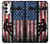 W3803 Electrician Lineman American Flag Hard Case and Leather Flip Case For Samsung Galaxy A14 5G