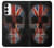 W3848 United Kingdom Flag Skull Hard Case and Leather Flip Case For Samsung Galaxy A14 5G