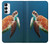 W3899 Sea Turtle Hard Case and Leather Flip Case For Samsung Galaxy A14 5G