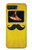 W1145 Yellow Mustache Sun Hard Case and Leather Flip Case For Motorola Moto Razr 2022