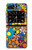 W3281 Colorful Hippie Flowers Pattern Hard Case and Leather Flip Case For Motorola Moto Razr 2022