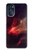 W3897 Red Nebula Space Hard Case and Leather Flip Case For Motorola Moto G 5G (2023)