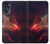 W3897 Red Nebula Space Hard Case and Leather Flip Case For Motorola Moto G 5G (2023)