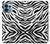 W3056 Zebra Skin Texture Graphic Printed Hard Case and Leather Flip Case For Motorola Edge+ (2023), X40, X40 Pro, Edge 40 Pro