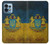 W3858 Ukraine Vintage Flag Hard Case and Leather Flip Case For Motorola Edge+ (2023), X40, X40 Pro, Edge 40 Pro