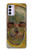 W3359 Vincent Van Gogh Skull Hard Case and Leather Flip Case For Motorola Moto G42