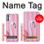 W3805 Flamingo Pink Pastel Hard Case and Leather Flip Case For Motorola Moto G42