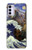W3851 World of Art Van Gogh Hokusai Da Vinci Hard Case and Leather Flip Case For Motorola Moto G42