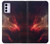 W3897 Red Nebula Space Hard Case and Leather Flip Case For Motorola Moto G42
