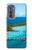 W0844 Bora Bora Island Hard Case and Leather Flip Case For Motorola Edge (2022)