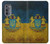 W3858 Ukraine Vintage Flag Hard Case and Leather Flip Case For Motorola Edge (2022)