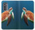 W3899 Sea Turtle Hard Case and Leather Flip Case For Motorola Edge (2022)