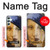 W3853 Mona Lisa Gustav Klimt Vermeer Hard Case and Leather Flip Case For Samsung Galaxy A34 5G