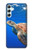 W3898 Sea Turtle Hard Case and Leather Flip Case For Samsung Galaxy A34 5G