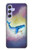 W3802 Dream Whale Pastel Fantasy Hard Case and Leather Flip Case For Samsung Galaxy A54 5G