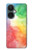 W2945 Colorful Watercolor Hard Case and Leather Flip Case For OnePlus Nord CE 3 Lite, Nord N30 5G