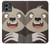 W3855 Sloth Face Cartoon Hard Case and Leather Flip Case For Motorola Moto G Stylus 5G (2023)
