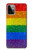 W2683 Rainbow LGBT Pride Flag Hard Case and Leather Flip Case For Motorola Moto G Power (2023) 5G