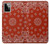 W3355 Bandana Red Pattern Hard Case and Leather Flip Case For Motorola Moto G Power (2023) 5G