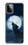 W3693 Grim White Wolf Full Moon Hard Case and Leather Flip Case For Motorola Moto G Power (2023) 5G