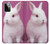 W3870 Cute Baby Bunny Hard Case and Leather Flip Case For Motorola Moto G Power (2023) 5G