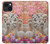 W3916 Alpaca Family Baby Alpaca Hard Case and Leather Flip Case For iPhone 14