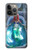 W3912 Cute Little Mermaid Aqua Spa Hard Case and Leather Flip Case For iPhone 14 Pro Max
