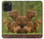 W3917 Capybara Family Giant Guinea Pig Hard Case and Leather Flip Case For iPhone 14 Pro Max