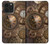 W3927 Compass Clock Gage Steampunk Hard Case and Leather Flip Case For iPhone 14 Pro Max