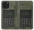 W3959 Military Radio Graphic Print Hard Case and Leather Flip Case For iPhone 14 Pro Max