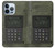 W3959 Military Radio Graphic Print Hard Case and Leather Flip Case For iPhone 13 Pro