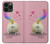 W3923 Cat Bottom Rainbow Tail Hard Case and Leather Flip Case For iPhone 13 Pro Max