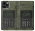 W3959 Military Radio Graphic Print Hard Case and Leather Flip Case For iPhone 13 Pro Max