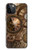 W3927 Compass Clock Gage Steampunk Hard Case and Leather Flip Case For iPhone 12, iPhone 12 Pro